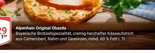 Alpenhain Original Obazda