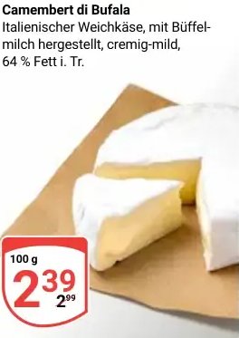 Camembert di Bufala