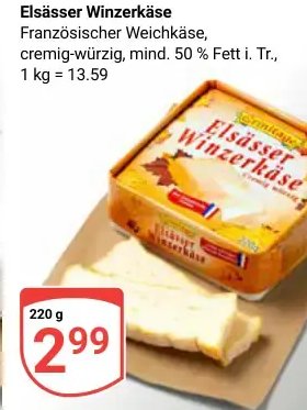 Elsässer Winzerkäse
