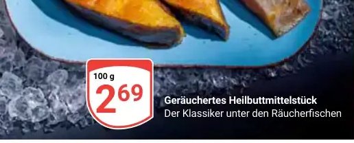 Geräuchertes Heilbuttmittelstück
