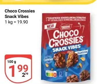 Choco Crossies Snack Vibes