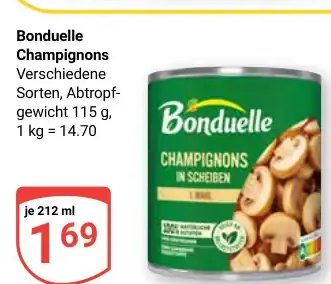 Bonduelle Champignons