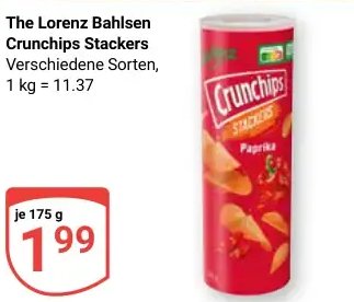 The Lorenz Bahlsen Crunchips Stackers