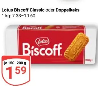 Lotus Biscoff Classic oder Doppelkeks