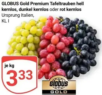 GLOBUS Gold Premium Tafeltrauben