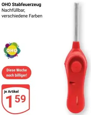 OHO Stabfeuerzeug