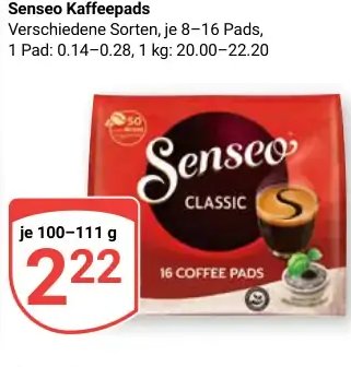 Senseo Kaffeepads