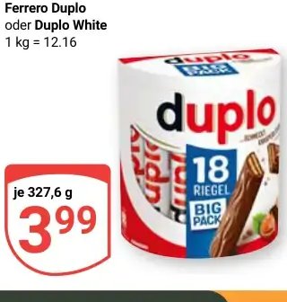 Ferrero Duplo oder Duplo White