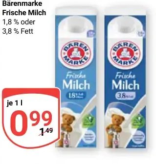 Bärenmarke Frische Milch
