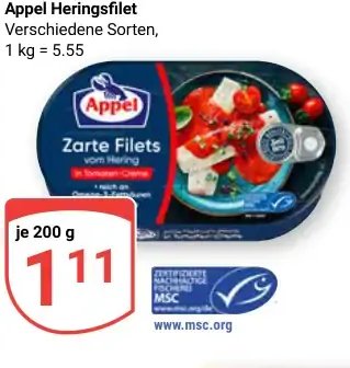 Appel Heringsfilet