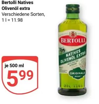 Bertolli Natives Olivenöl extra