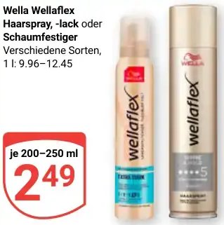Wella Wellaflex Haarspray, -lack oder Schaumfestiger
