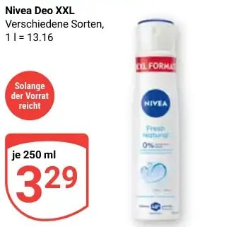 Nivea Deo XXL