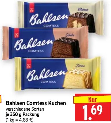 Bahlsen Comtess Kuchen