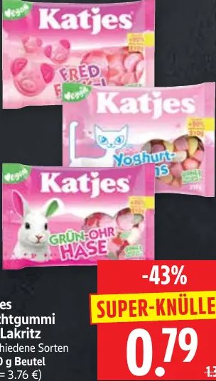 Katjes Fruchtgummi oder Lakritz