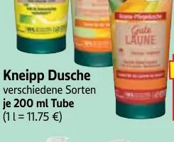 Kneipp Dusche