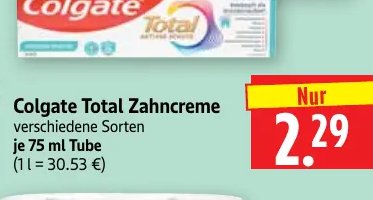 Colgate Total Zahncreme
