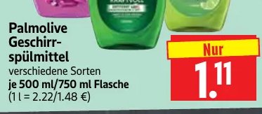 Palmolive Geschirrspülmittel