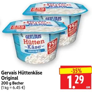 Gervais Hüttenkäse Original