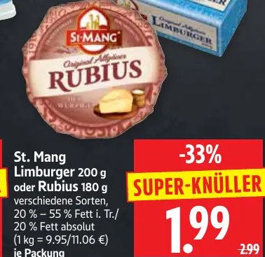 St. Mang Limburger