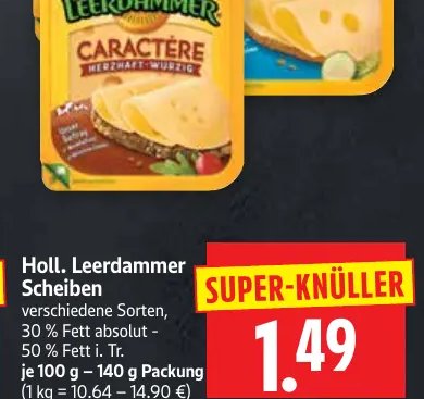 Holl. Leerdammer Scheiben