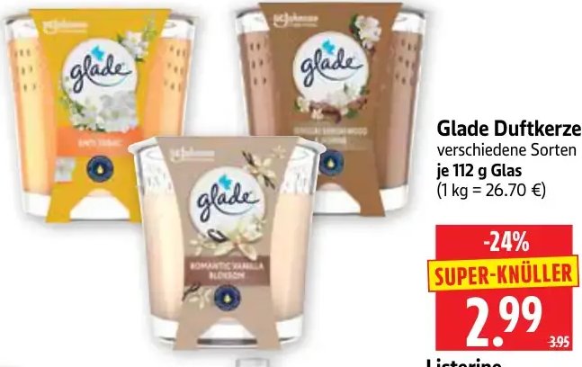 Glade Duftkerze