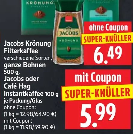 Jacobs Krönung Filterkaffee