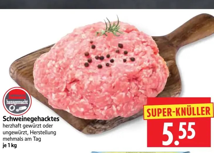 Schweinegehacktes
