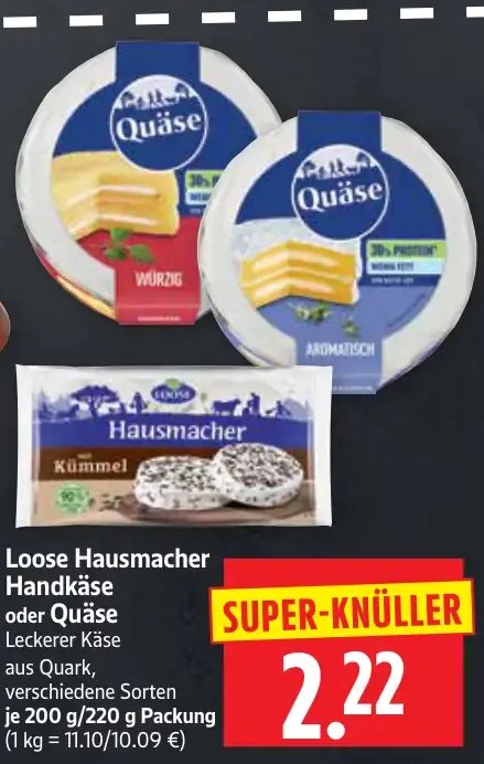 Loose Hausmacher Handkäse oder Quäse