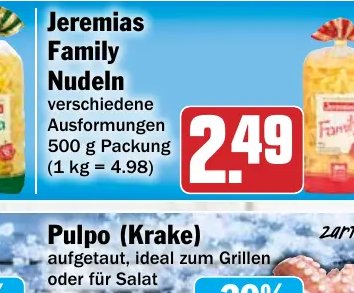 Jeremias Family Nudeln