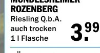 MUNDELSHEIMER ROZENBERG Riesling Q.b.A.