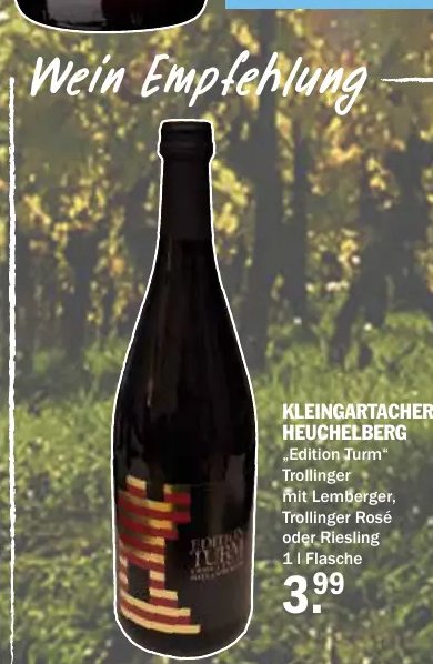 KLEINGARTACHER HEUCHELBERG „EDITION TURM“ Trollinger