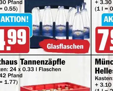Griesbacher First Class Mineralwasser classic, medium und still