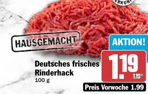Deutsches frisches Rinderhack