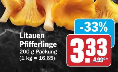 Litauen Pfifferlinge