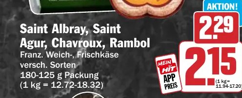 Saint Albray, Saint Agur, Chavroux, Rambol