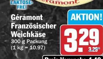 Géramont Französischer Weichkäse
