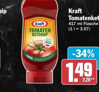 Kraft Tomatenketchup