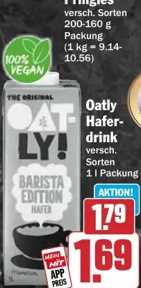 Oatly Hafer- drink