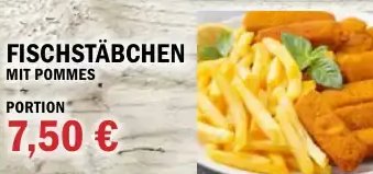 FISCHSTÄBCHEN MIT POMMES