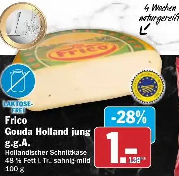 Frico Gouda Holland jung g.g.A.