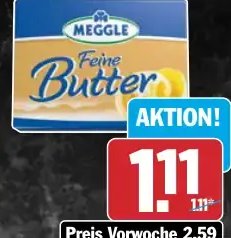 Meggle Feine Butter, Joghurtbutter oder Streichzart