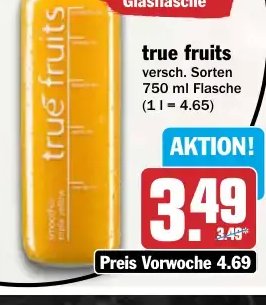 true fruits versch. Sorten