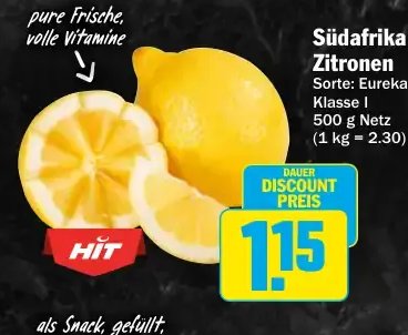 Südafrika Zitronen