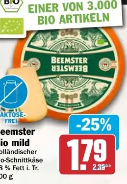 Beemster Bio mild