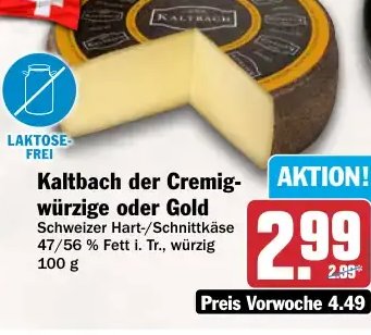 Kaltbach der Cremig-würzige oder Gold