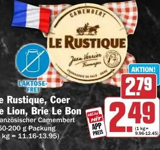 Le Rustique, Coer de Lion, Brie Le Bon
