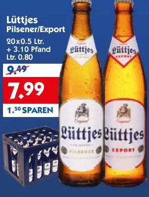 Lüttjes Pilsener/Export