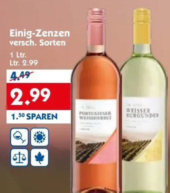 Einig-Zenzen versch. Sorten
