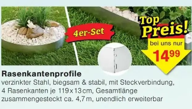 Rasenkantenprofile